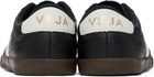 VEJA Black Panenka Leather Sneakers