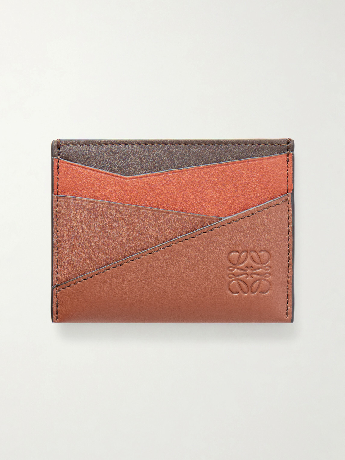 LOEWE - Puzzle Edge Logo-Debossed Leather Cardholder