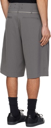 Song for the Mute Gray Double Pleated Shorts
