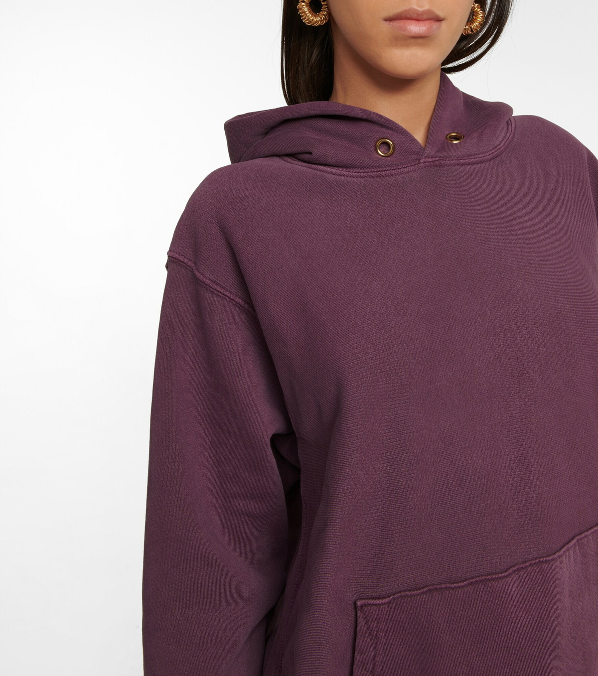 Les Tien - Cotton fleece hoodie