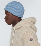 Moncler Logo wool beanie