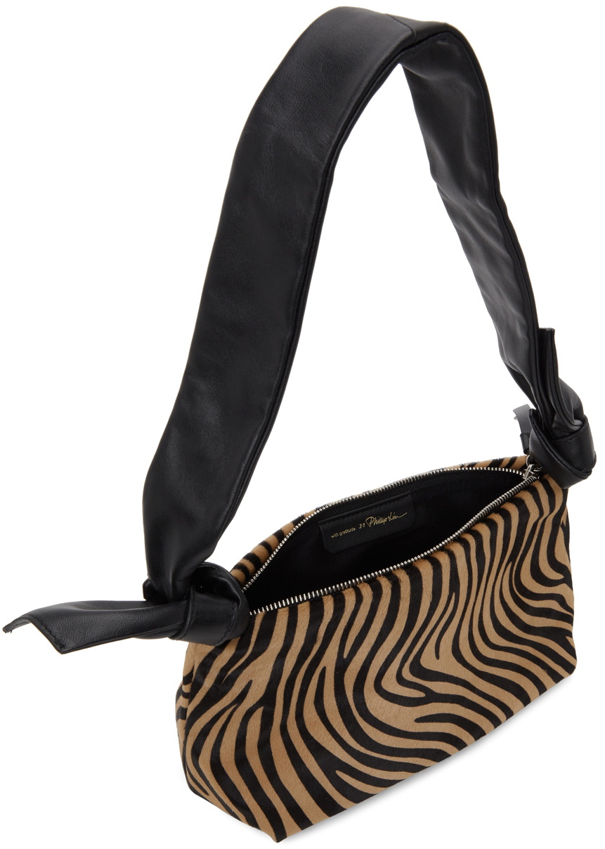 Prism Large Animal-Print Calf Hair and Leather Satchel