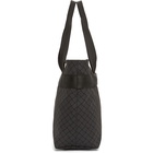 Bottega Veneta Black Rubber Intrecciato Tote