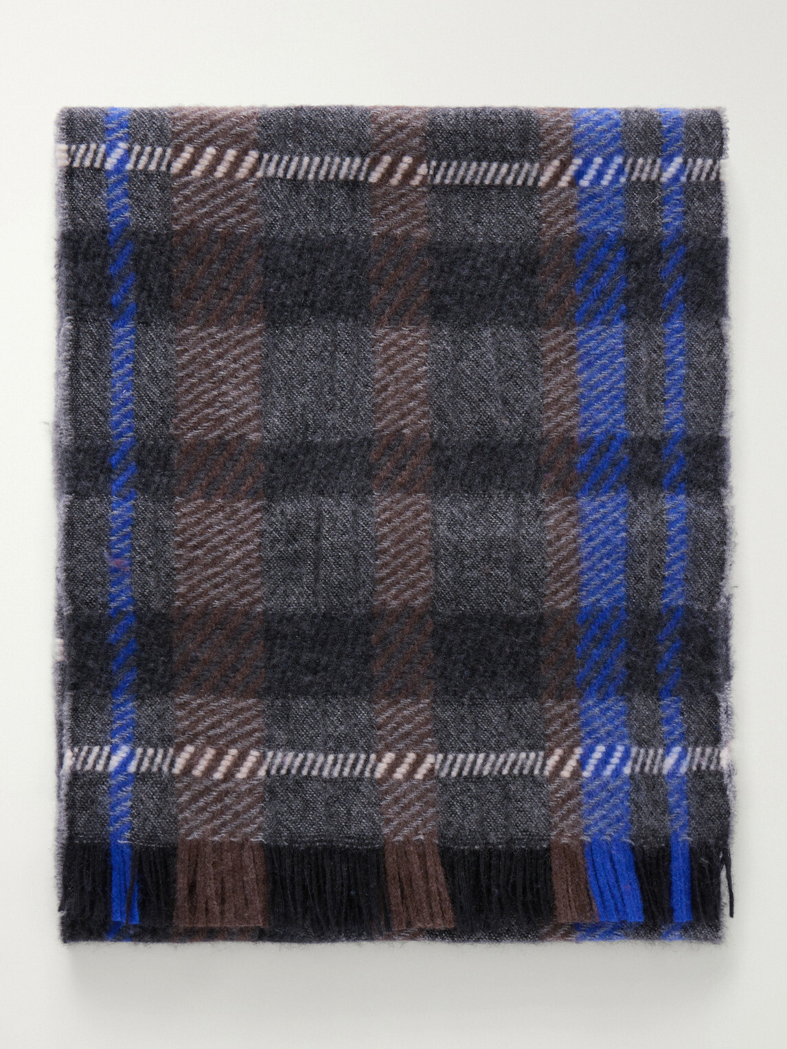 Johnstons of Elgin - Hirta Checked Cashmere Scarf