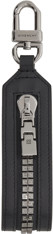 Photo: Givenchy Gray 4G Zip Keychain