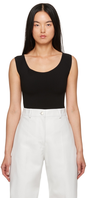 Photo: Ferragamo Black Off-The-Shoulder Bodysuit