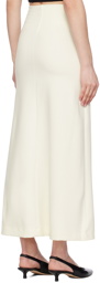 LESET Off-White Rio Midi Skirt