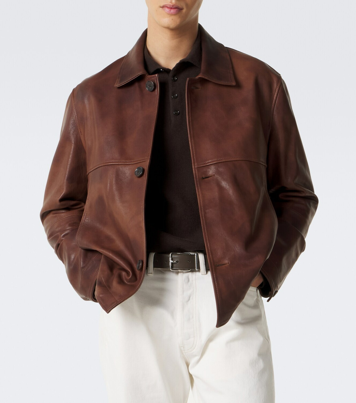 Arma Steep leather jacket