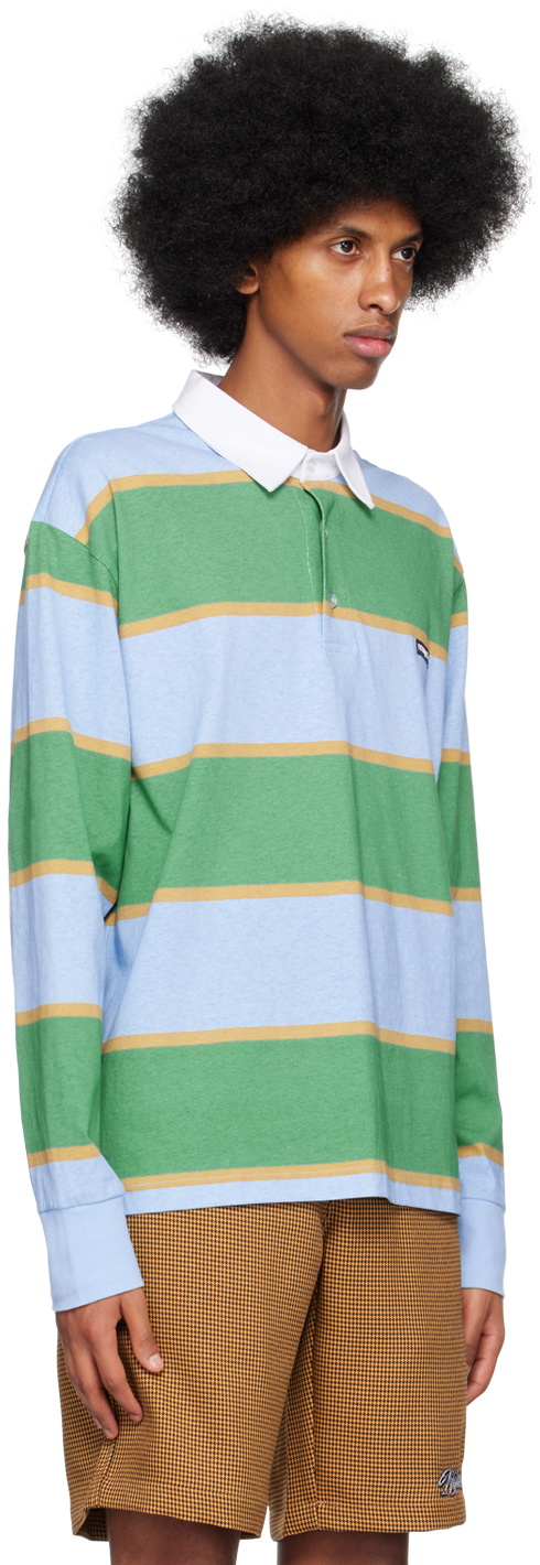 Noon Goons Green & Blue Rideshop Polo