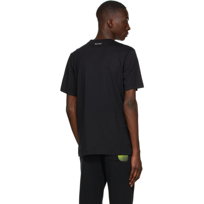 Paul Smith 50th Anniversary Black and Green Gents Apple Pocket T