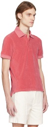 TOM FORD Pink Towelling Polo