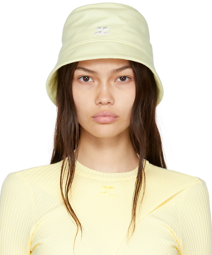 Photo: Courrèges Yellow Cotton Bucket Hat