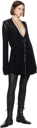 Ann Demeulemeester Black Carolina Tunic Sweater