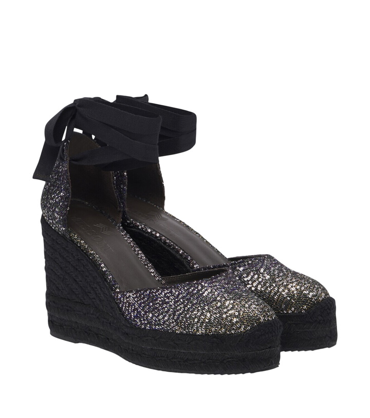 Photo: Missoni Eva sequined espadrille wedges