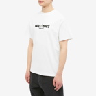 Pass~Port Men's Featherweight Embroidery T-Shirt in White