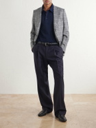 Brioni - Cotton-Piqué Polo Shirt - Blue