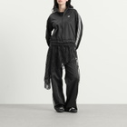 Adidas Women's 2 in 1 Lace Firebird Track Pant in Black