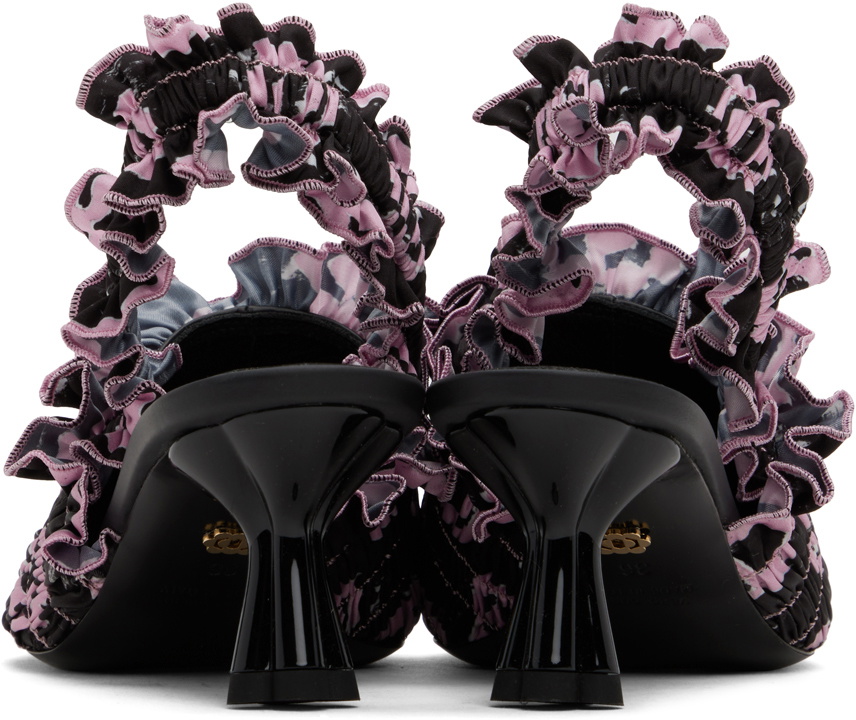 Amy Crookes Black Garden Heels