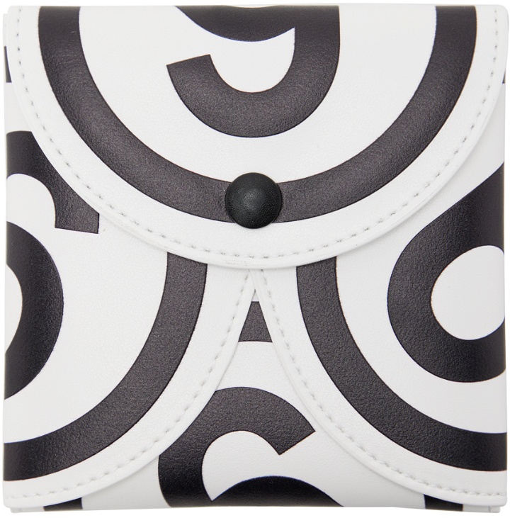 Photo: MM6 Maison Margiela White & Black Origami 6 Wallet