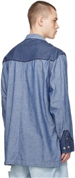 Tanaka Blue Welt Pocket Shirt