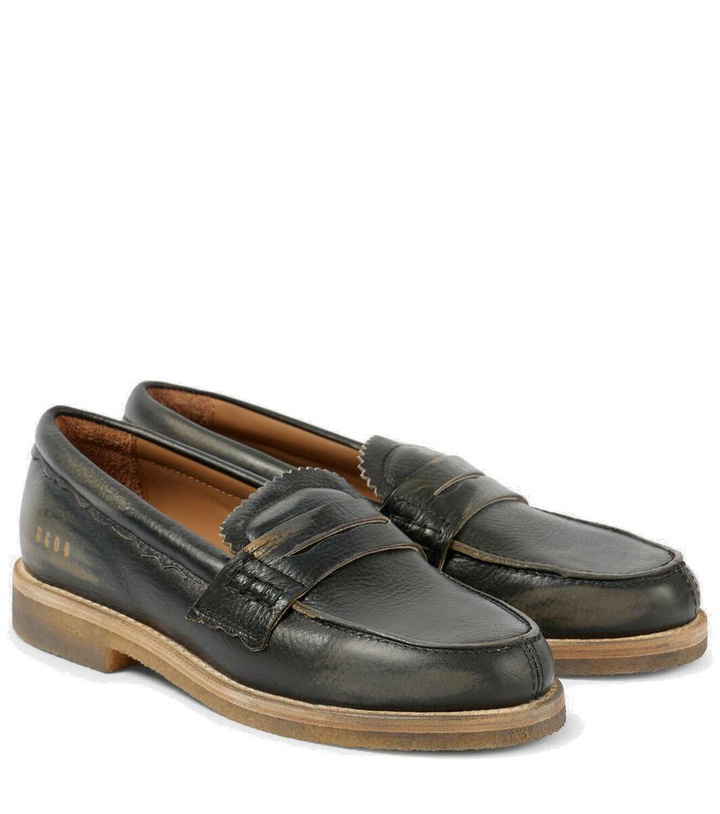 Photo: Golden Goose Jerry leather penny loafers