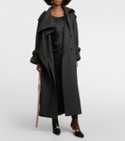 Acne Studios Hairy calf hair ankle boots