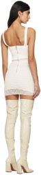 Dion Lee Off-White Suspend Minidress