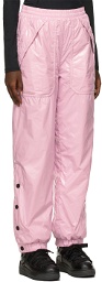Moncler Grenoble Pink Nylon Insulated Lounge Pants