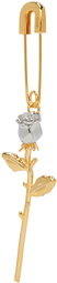 AMBUSH Gold Rose Charm Earring