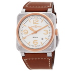 Bell and Ross BR 03 Automatic White Dial Mens Watch BR03A-WH-STPG/SCA