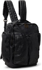 Officine Creative Black Helmet 047 Backpack