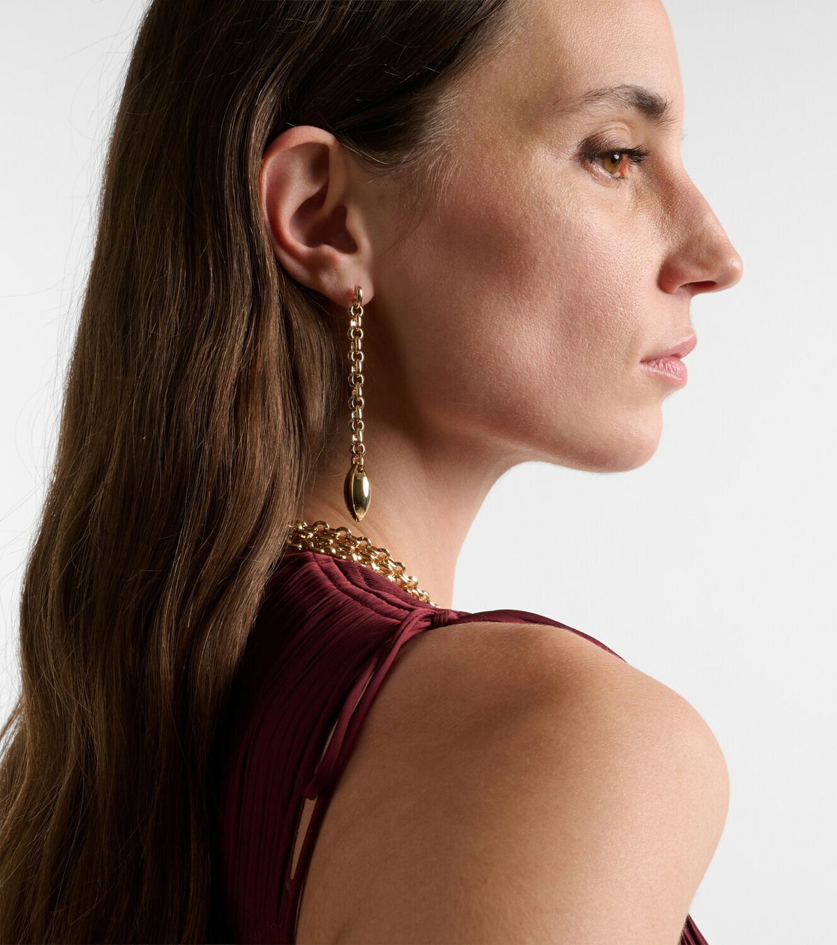 Jennifer Fisher 14kt gold-plated drop earrings