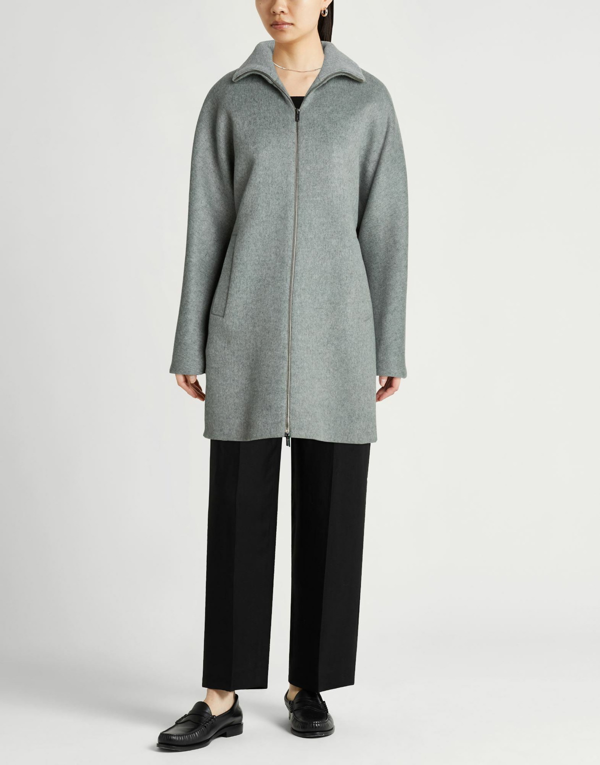 Peserico Womens Coat in Grey