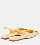Jacquemus Les Slingbacks Duelo Plates leather flats