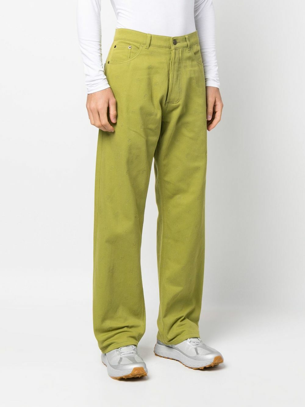 Robyn Lynch Green Eire Embroidered Jeans