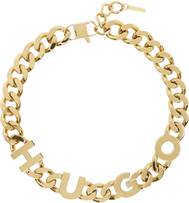 Photo: Hugo Gold Curb Chain Necklace