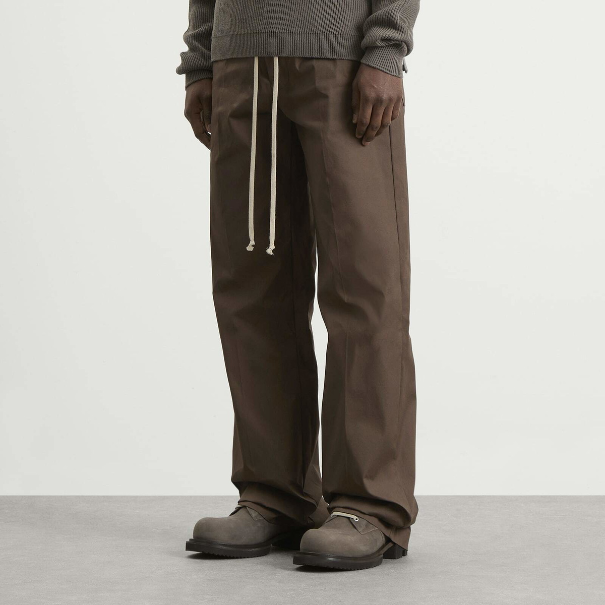 Rick Owens Men's Dietrich Drawstring Pant in Dark Dust Rick Owens