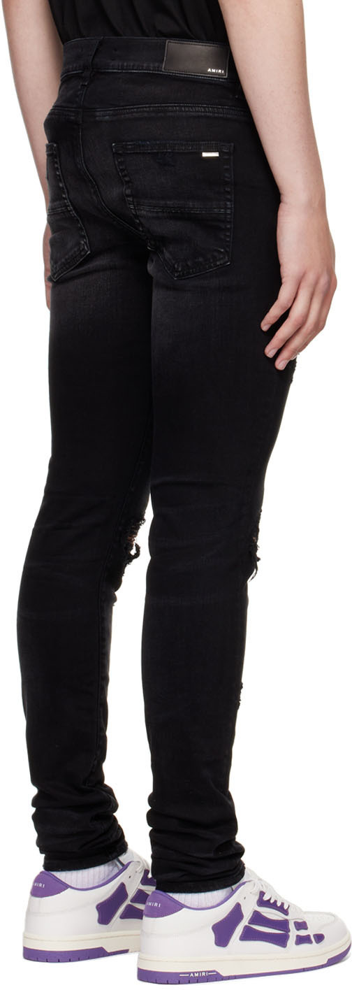 AMIRI Black MX1 Bandana Jeans