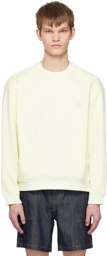 Solid Homme Yellow Embroidered Sweatshirt