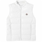 Moncler Women's Alcibia High Shine Vest in White