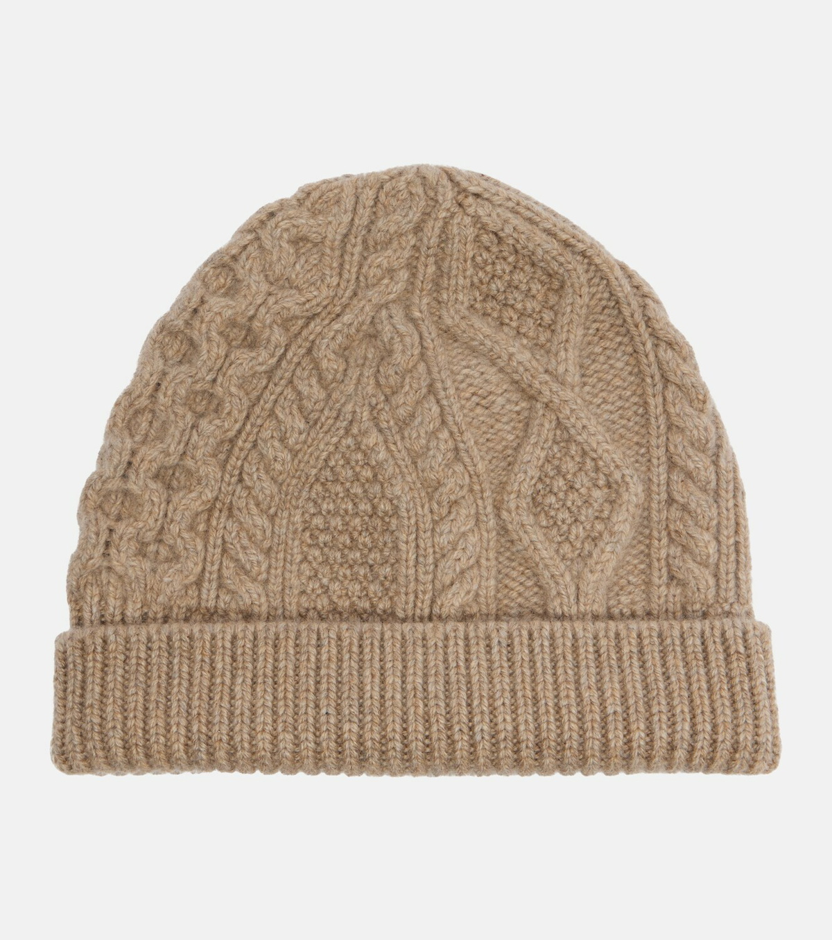 Loro Piana Cable-knit cashmere beanie