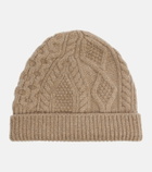 Loro Piana Cable-knit cashmere beanie