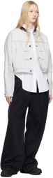 ADER error White 1601 Trucker Denim Jacket