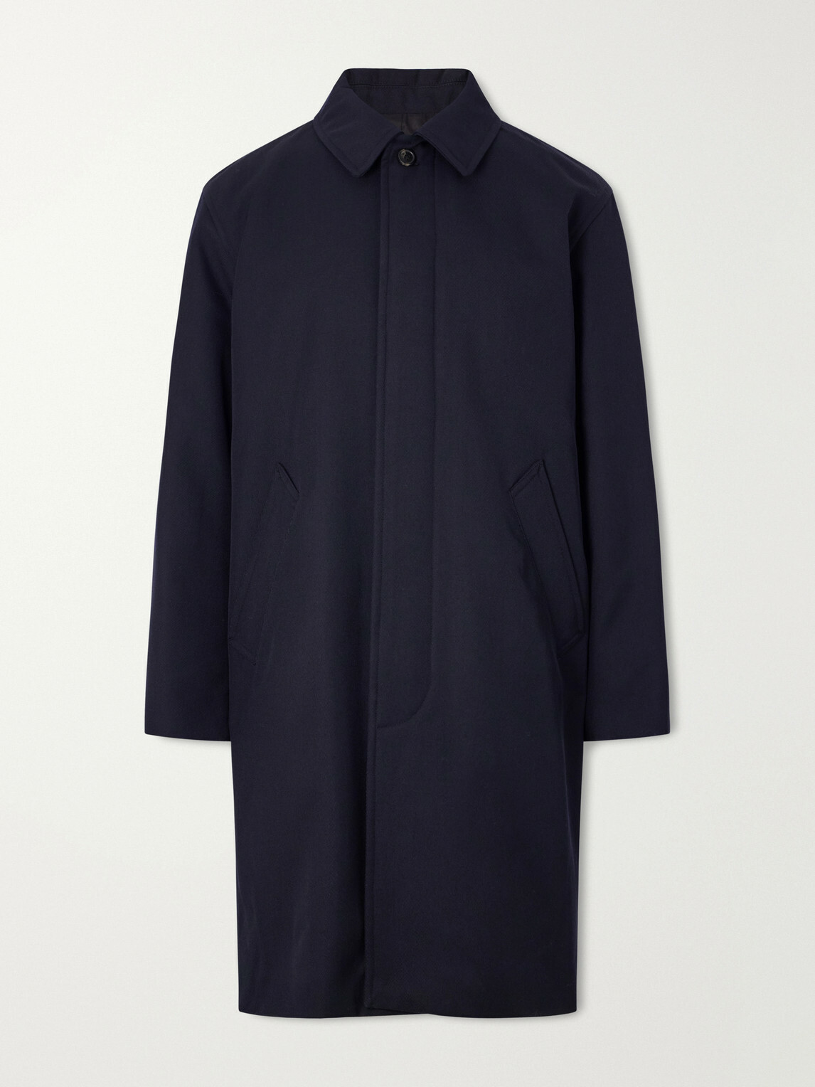 A.P.C. - Mac Hugo gabardine trench coat - Blue