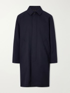 A.P.C. - Mac Hugo gabardine trench coat - Blue