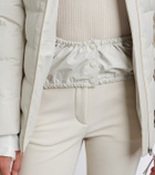 Yves Salomon Belted shearling-trimmed down ski jacket