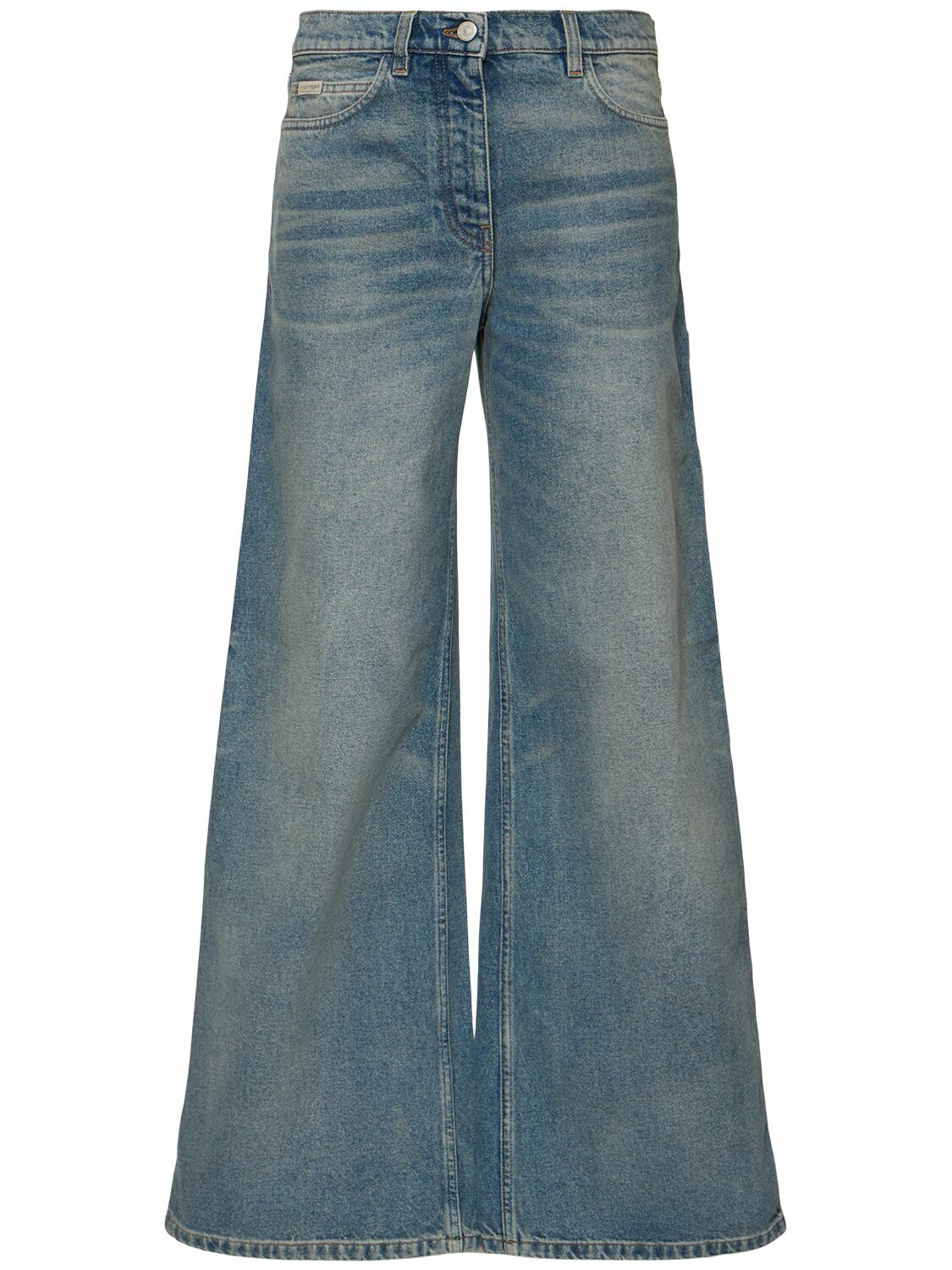 COURREGES Hammer Denim Baggy Jeans Courreges