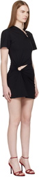 Rabanne Black Piercing Mini Dress