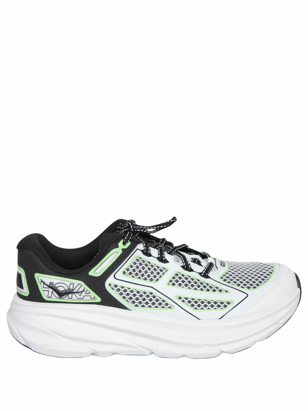 Photo: Hoka Cliton One9 White-black Sneakers