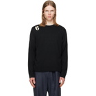 MM6 Maison Margiela Black Wool Sweater
